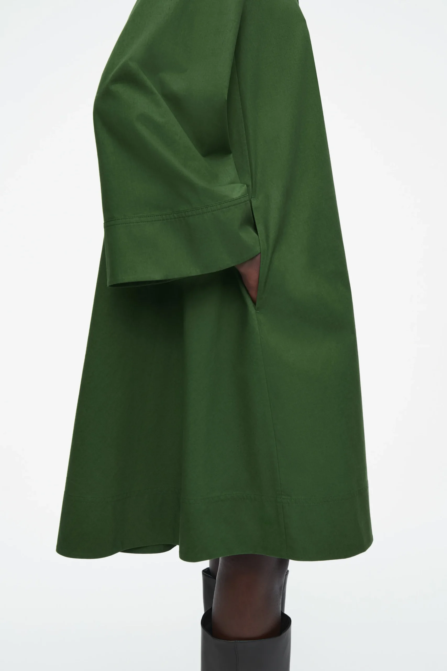 COS Klänningar & Jumpsuits*A-LINJESKUREN LÅNGÄRMAD SKJORTKLÄNNING