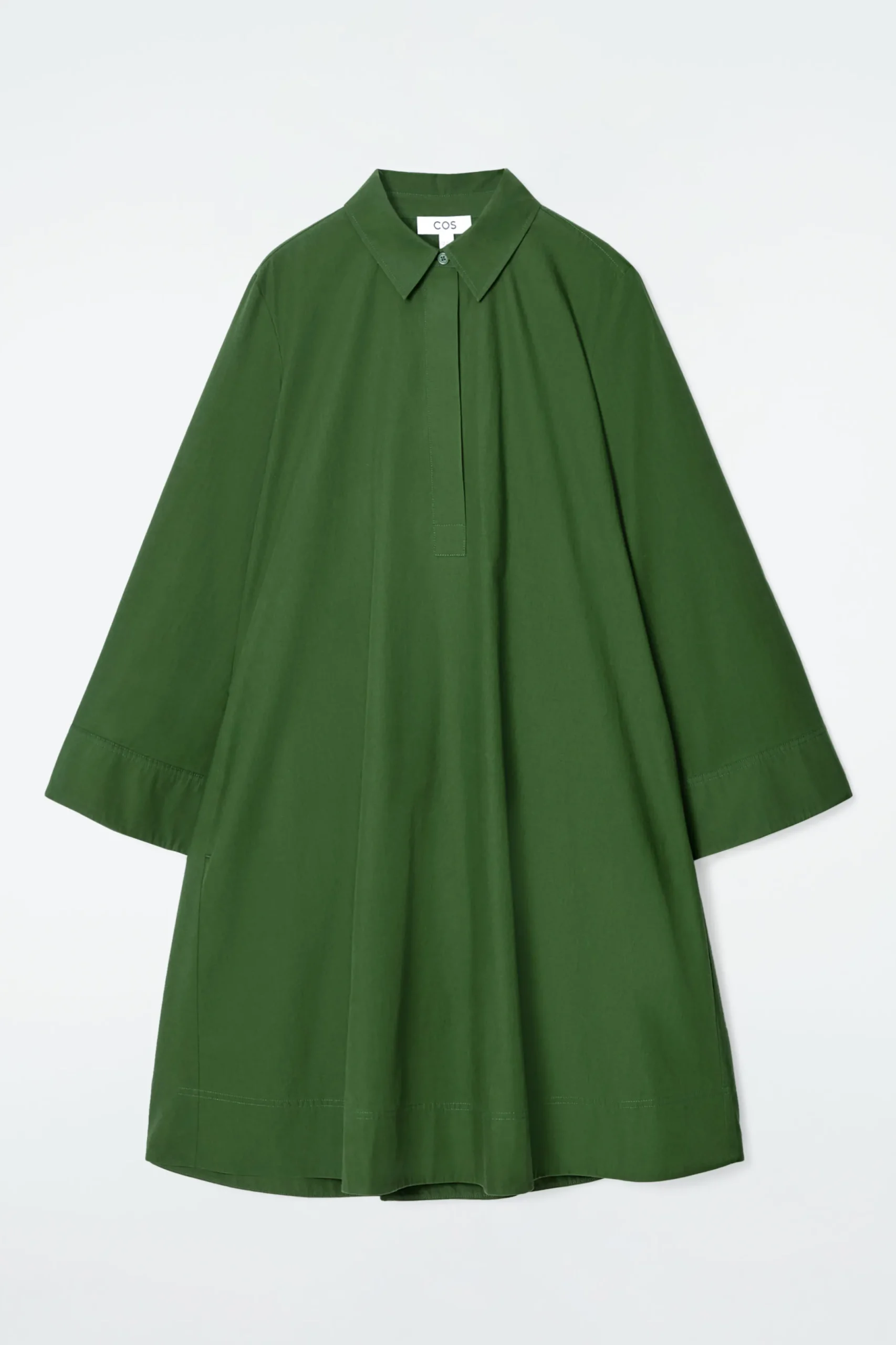COS Klänningar & Jumpsuits*A-LINJESKUREN LÅNGÄRMAD SKJORTKLÄNNING
