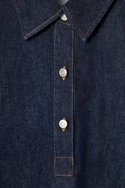 COS Klänningar & Jumpsuits | Utvald Denim*A-LINJESKUREN SKJORTKLÄNNING I DENIM MED MINILÄNGD