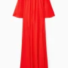 COS Klänningar & Jumpsuits*ASYMMETRISKT DRAPERAD MIDIKLÄNNING