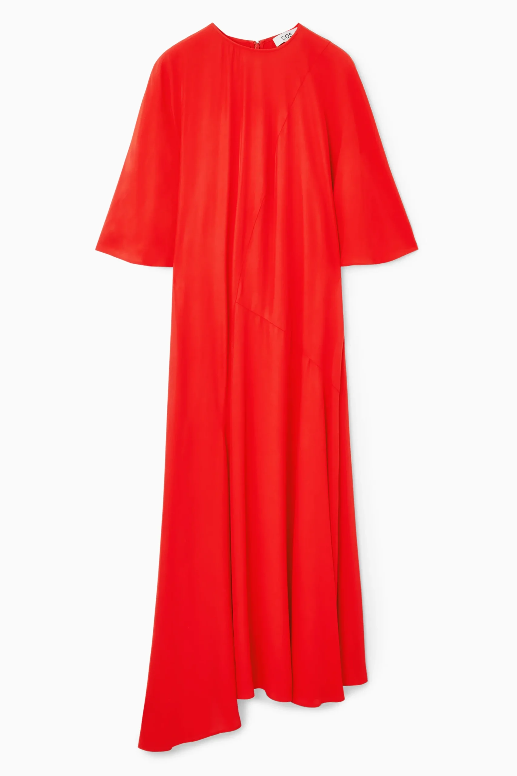 COS Klänningar & Jumpsuits*ASYMMETRISKT DRAPERAD MIDIKLÄNNING