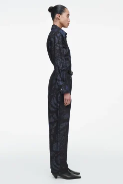 COS Jeans | Byxor*BAY JACQUARD BYXOR MED BARREL-LEG