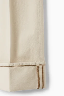 COS Byxor*BYXA I DENIM MED UPPVIKTA BENSLUT