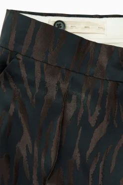 COS Kavajer & Skräddat | Byxor*BYXOR I ZEBRAMÖNSTRAD JACQUARD MED RAKA BEN