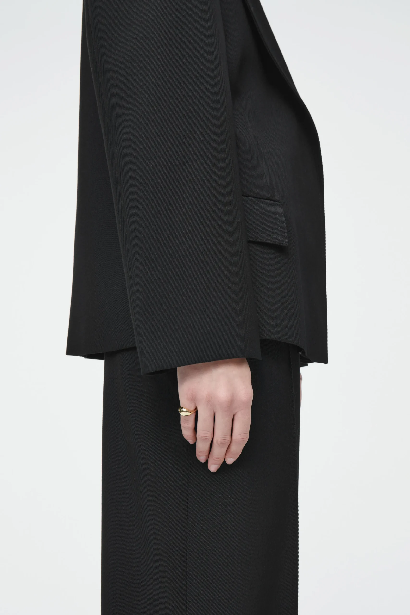 COS Smycken*CHUNKY DROPLET PINKY RING