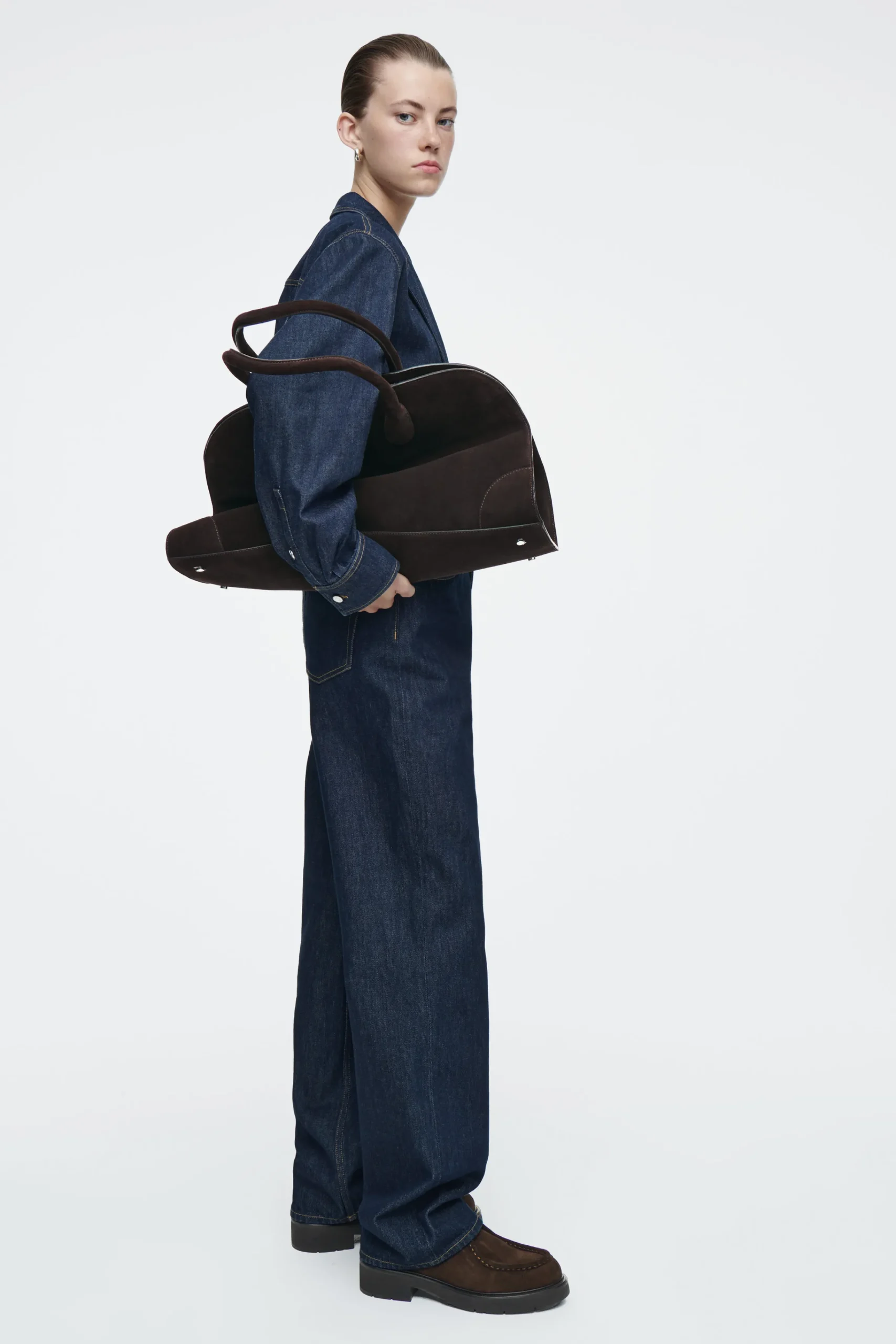 COS Skor*CHUNKY SUEDE DERBY SHOES