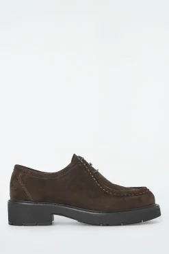 COS Skor*CHUNKY SUEDE DERBY SHOES