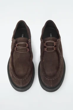 COS Skor*CHUNKY SUEDE DERBY SHOES