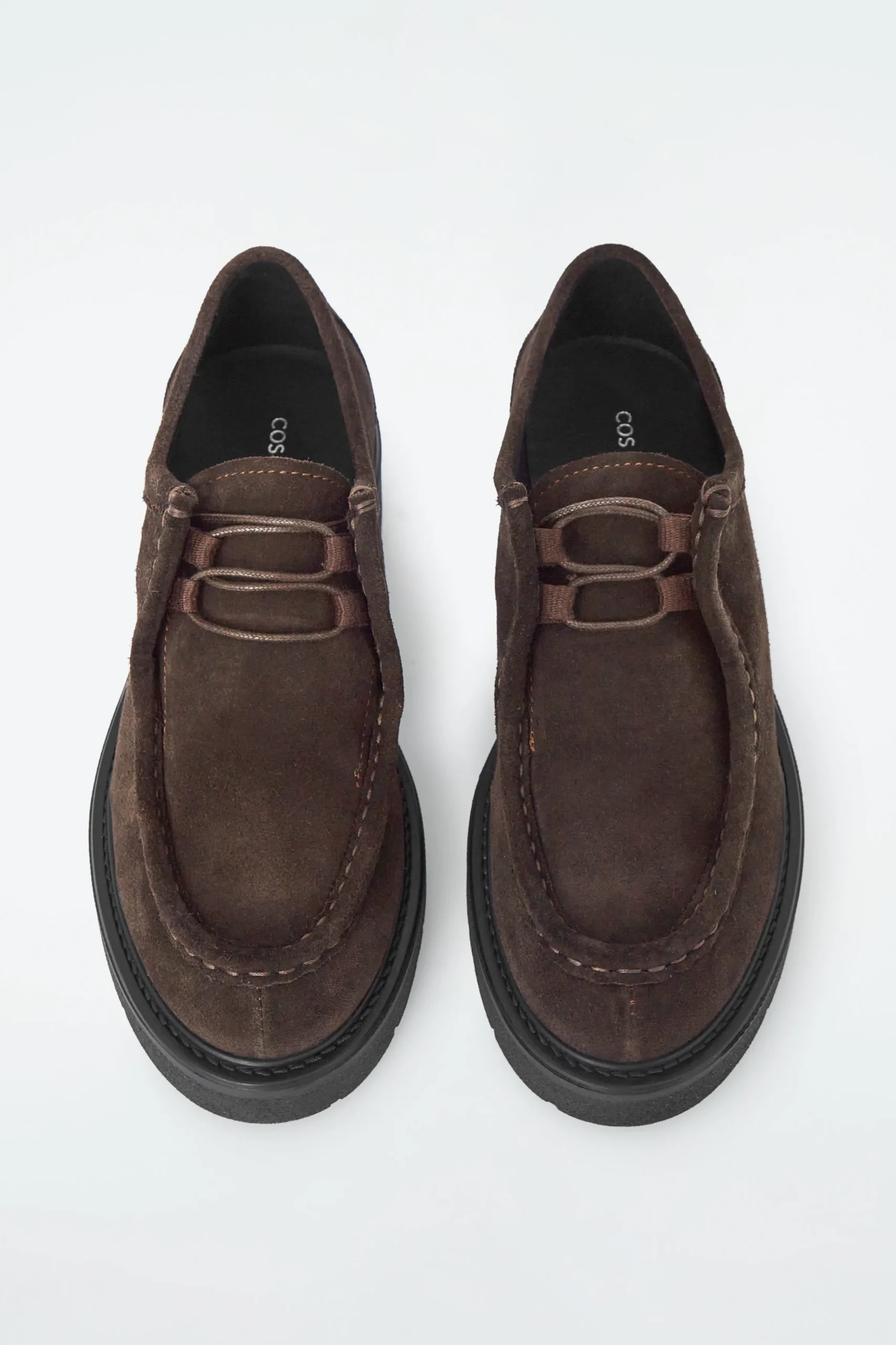COS Skor*CHUNKY SUEDE DERBY SHOES