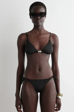 COS Badkläder | Nyheter*DEKORERAD TRIANGELSKUREN BIKINITOPP