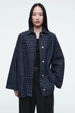 COS Jackor & Kappor | Utvald Denim*DENIMJACKA I HUNDTANDSMÖNSTRAD JACQUARD
