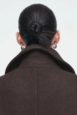 COS Jackor & Kappor*DOUBLEBREASTED WOOLHERRINGBONE COAT