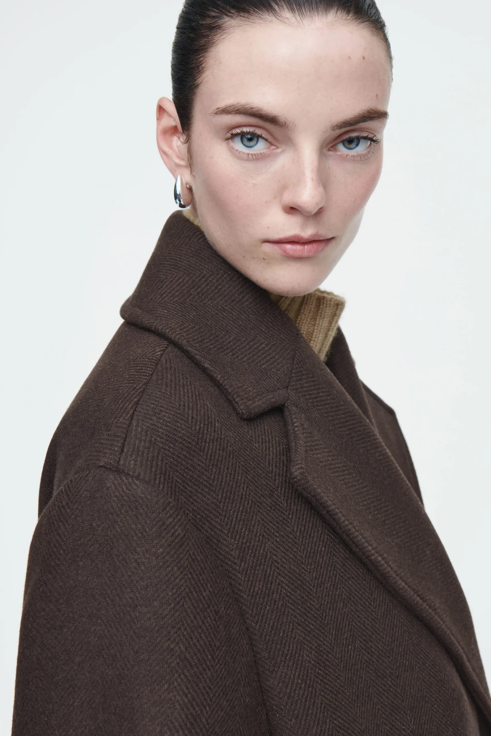 COS Jackor & Kappor*DOUBLEBREASTED WOOLHERRINGBONE COAT
