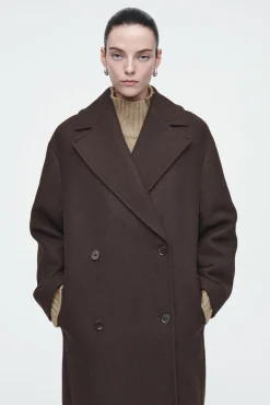 COS Jackor & Kappor*DOUBLEBREASTED WOOLHERRINGBONE COAT