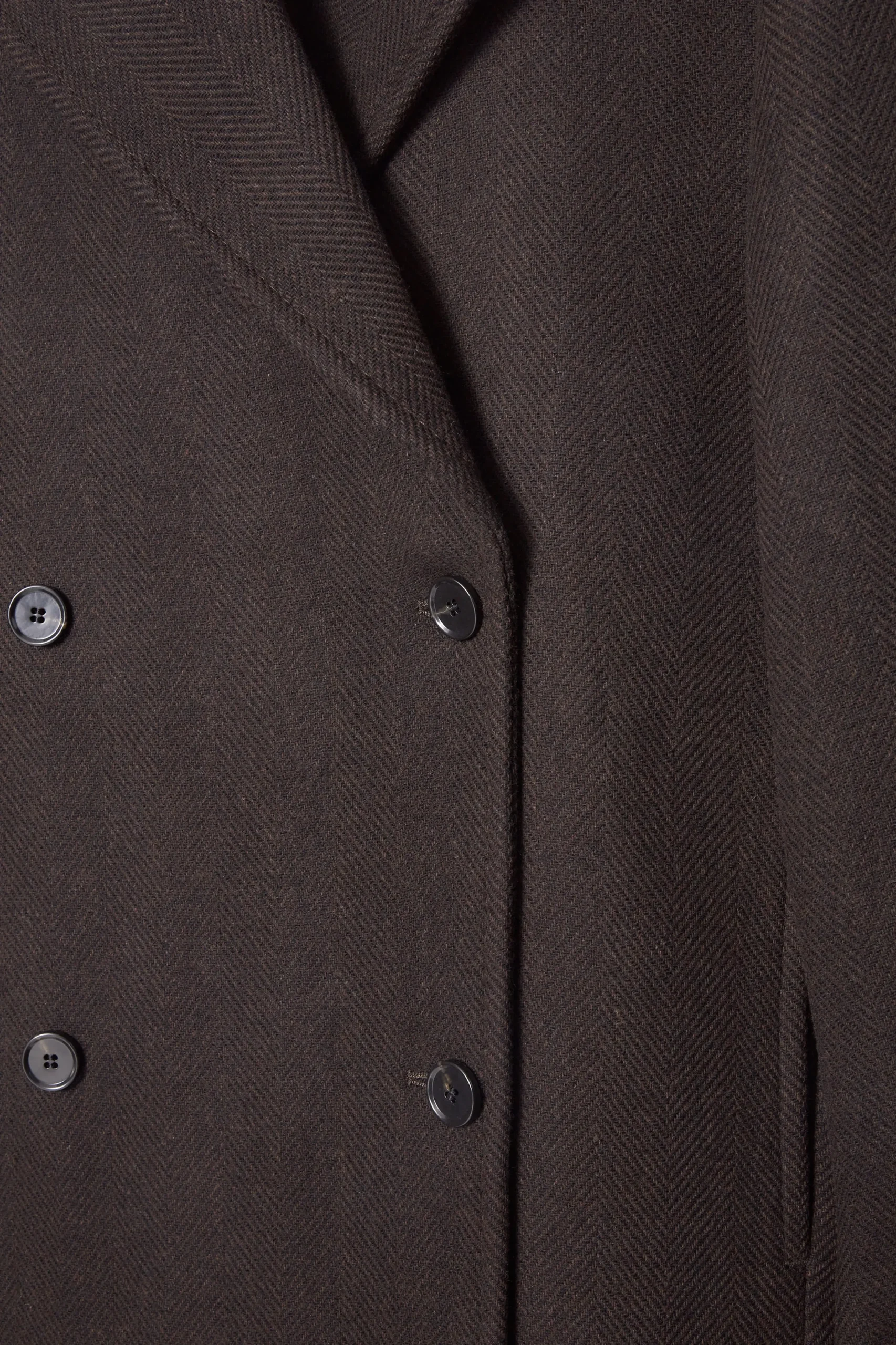 COS Jackor & Kappor*DOUBLEBREASTED WOOLHERRINGBONE COAT