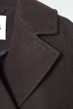 COS Jackor & Kappor*DOUBLEBREASTED WOOLHERRINGBONE COAT