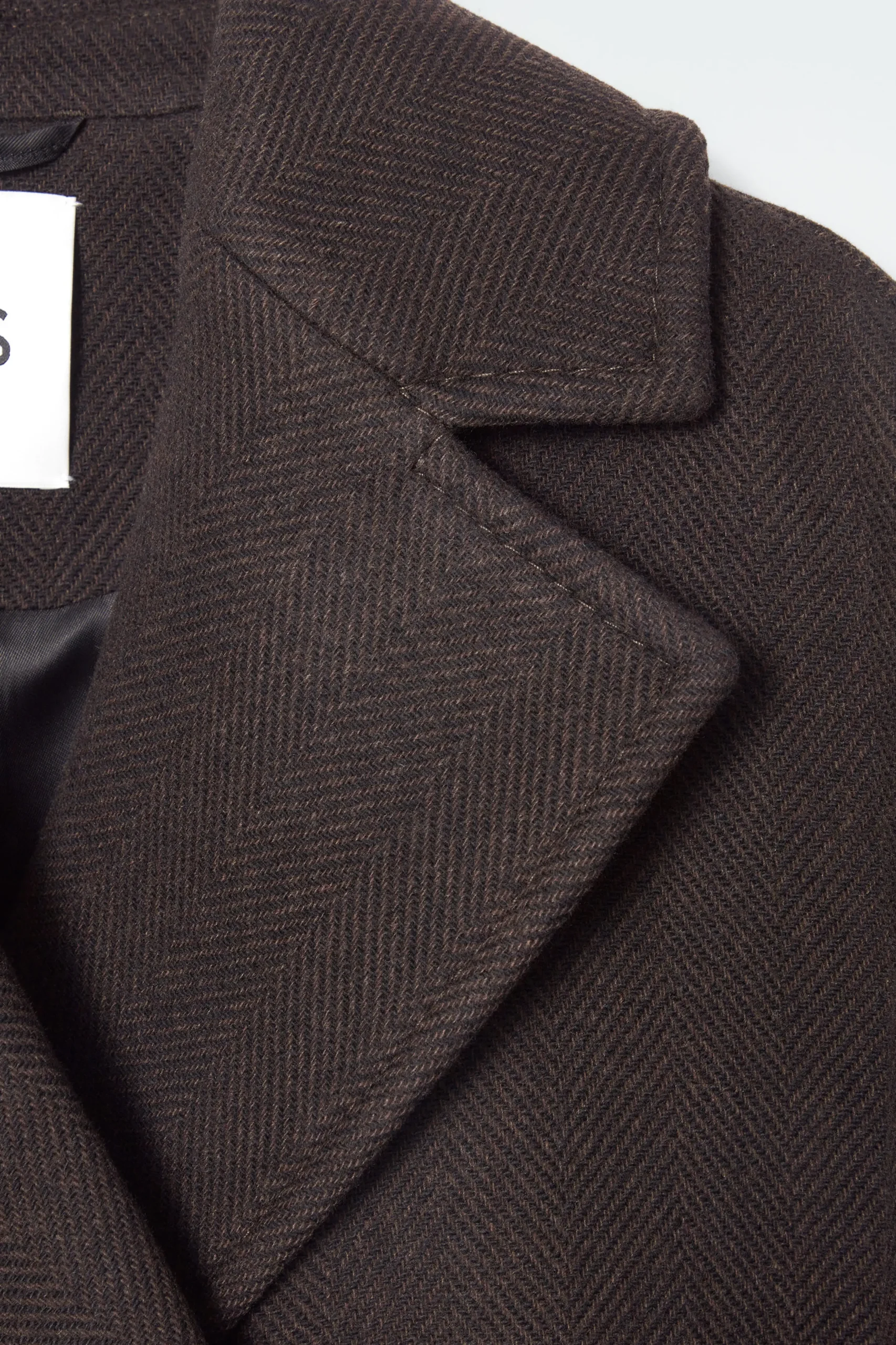 COS Jackor & Kappor*DOUBLEBREASTED WOOLHERRINGBONE COAT