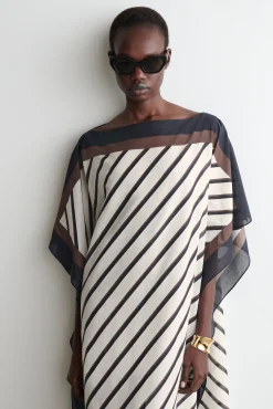 COS Nyheter*DRAPERAD KAFTAN I BOMULL