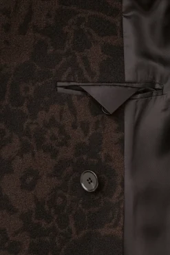 COS Jackor & Kappor*DUBBELKNÄPPT BLOMMIG OVERSIZE-KAPPA I ULL