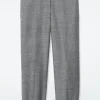 COS Kavajer & Skräddat | Byxor*ELASTICATED WOOLFLANNEL TROUSERS