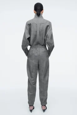 COS Kavajer & Skräddat | Byxor*ELASTICATED WOOLFLANNEL TROUSERS