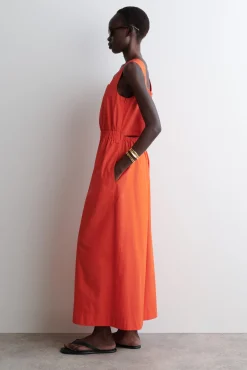COS Byxor | Klänningar & Jumpsuits*JUMPSUIT MED RYNKNING OCH ÖPPEN RYGG