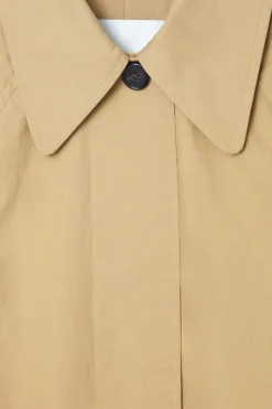 COS Jackor & Kappor*KORT TRENCHCOAT MED AVTAGBAR HUVA