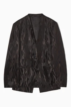 COS Kavajer & Skräddat | Jackor & Kappor*KRAGLÖS KAVAJ I ZEBRA-JACQUARD
