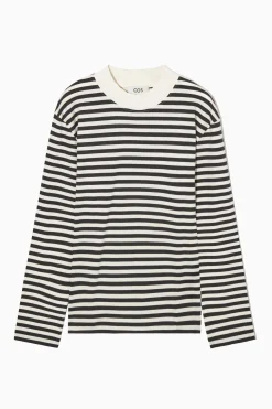 COS T-shirts | Toppar*LÅNGÄRMAD TRÖJA MED HALVPOLO