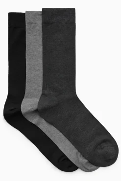 COS Underkläder & Strumpor*MERCERISERADE BOMULLSSOCKOR, 3-PACK