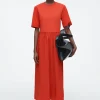 COS Klänningar & Jumpsuits | Tangerine Tones*MIDIKLÄNNING MED KONTRASTERANDE PANELER