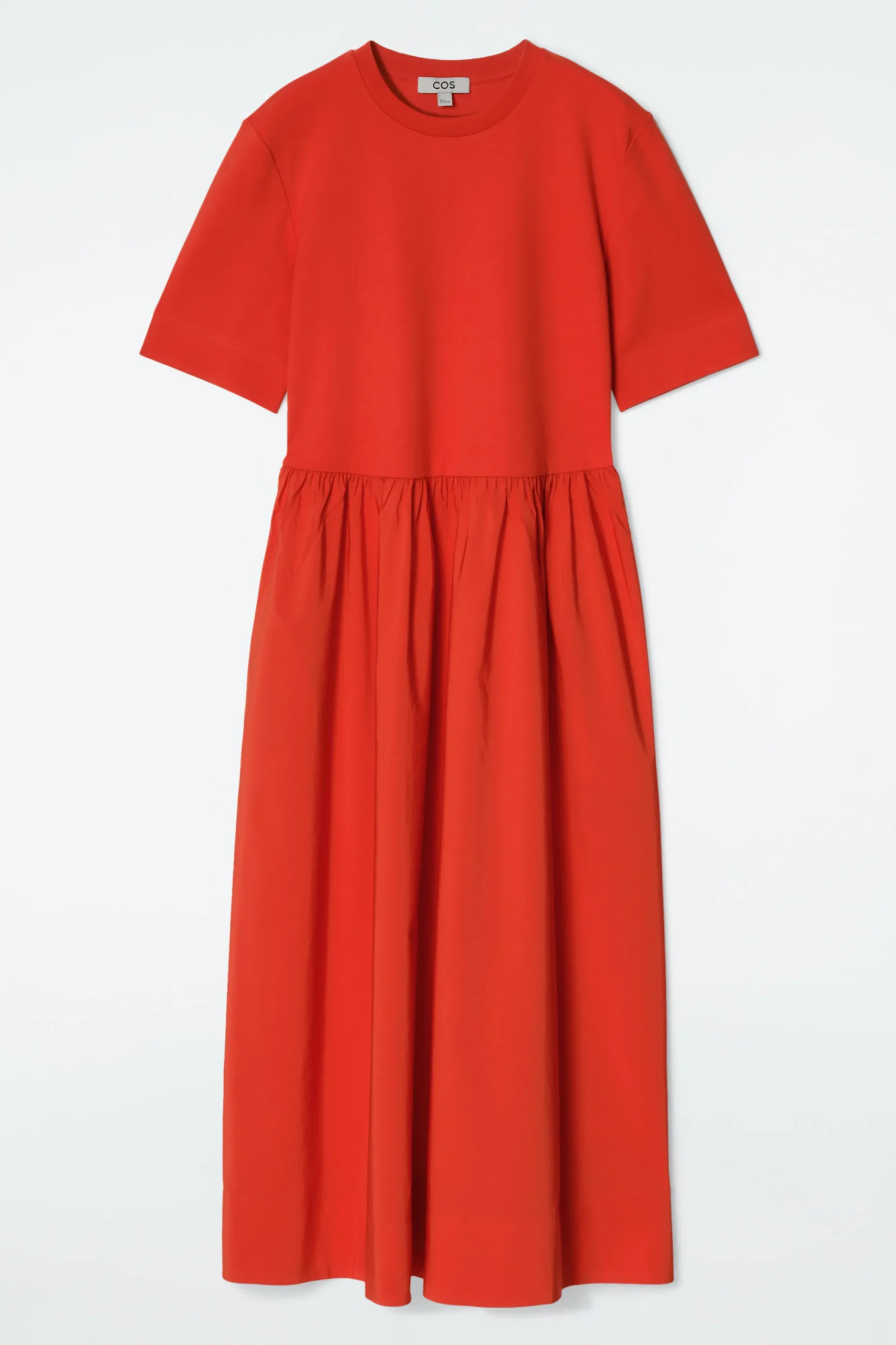 COS Klänningar & Jumpsuits | Tangerine Tones*MIDIKLÄNNING MED KONTRASTERANDE PANELER