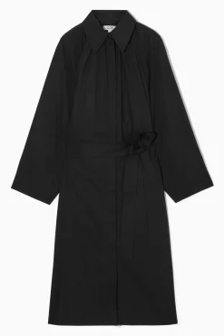 COS Klänningar & Jumpsuits*MIDI-SKJORTKLÄNNING MED STOR VOLYM OCH SKÄRP