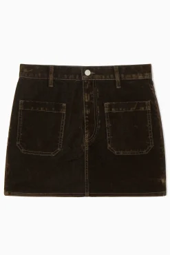 COS Kjolar*MINIKJOL I YTBEHANDLAD DENIM