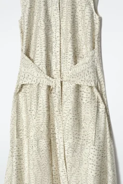 COS Klänningar & Jumpsuits | Occasionwear*MÖNSTRAD MIDIKLÄNNING MED KNYTBAND