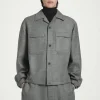COS Jackor & Kappor | Matchande Set*OVERSHIRT I ULLFLANELL