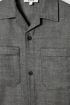 COS Jackor & Kappor | Matchande Set*OVERSHIRT I ULLFLANELL