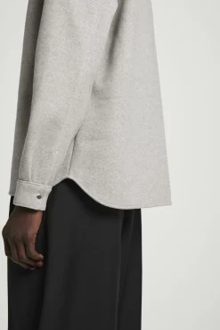 COS Skjortor*OVERSHIRT I ULLMIX MED LEDIG PASSFORM
