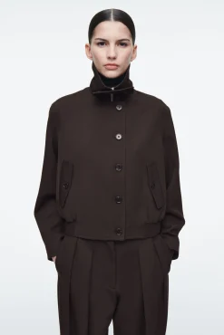 COS Jackor & Kappor*OVERSIZE JACKA I ULLBLANDNING MED TRATTKRAGE
