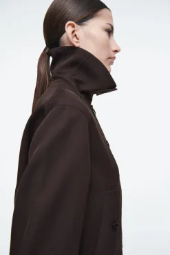 COS Jackor & Kappor*OVERSIZE JACKA I ULLBLANDNING MED TRATTKRAGE