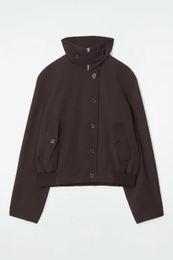 COS Jackor & Kappor*OVERSIZE JACKA I ULLBLANDNING MED TRATTKRAGE