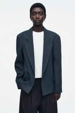 COS Kavajer & Skräddat | Jackor & Kappor*OVERSIZE KAVAJ I MED MARKERADE AXLAR