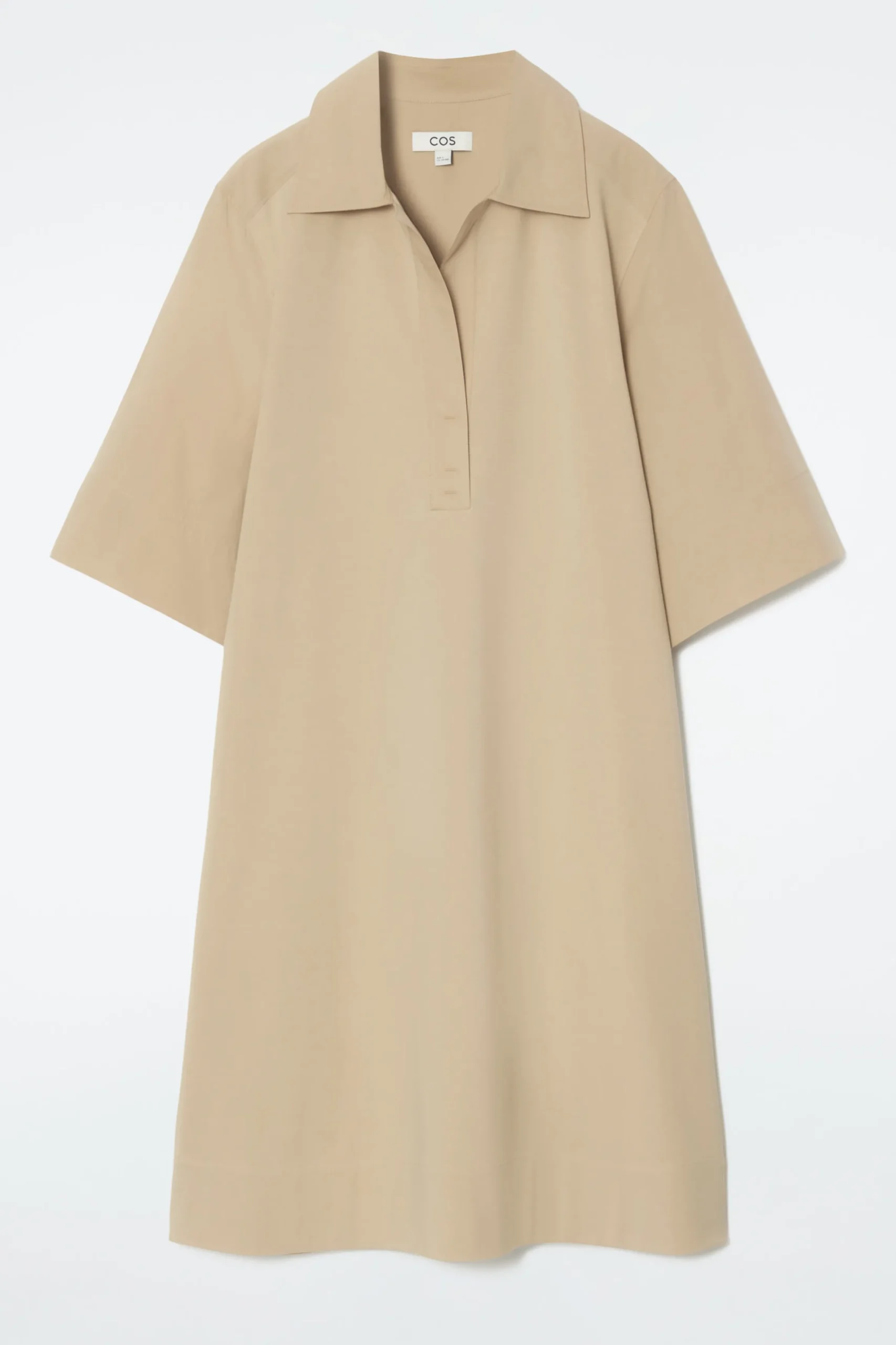 COS Klänningar & Jumpsuits*OVERSIZE-SKJORTKLÄNNING MED ÖPPEN KRAGE