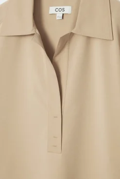 COS Klänningar & Jumpsuits*OVERSIZE-SKJORTKLÄNNING MED ÖPPEN KRAGE