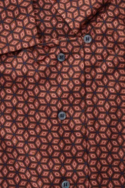 COS Matchande Set*PYJAMASSKJORTA I MÖNSTRAT SIDEN