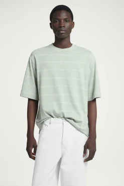 COS T-shirts | Linneplagg*RANDIG T-SHIRT I HAMPA-TRIKÅ