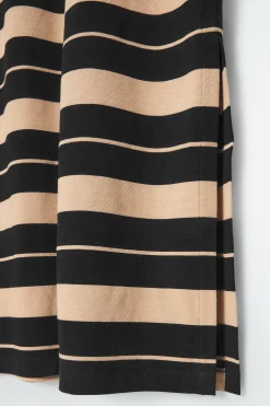 COS Klänningar & Jumpsuits*RANDIG T-SHIRTKLÄNNING I MIDILÄNGD