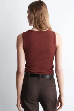 COS T-shirts | Toppar*RIBBSTICKAT LINNE MED RUND HALS