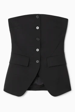 COS Kavajer & Skräddat | Toppar*SKRÄDDAD VÄST I BUSTIER-MODELL
