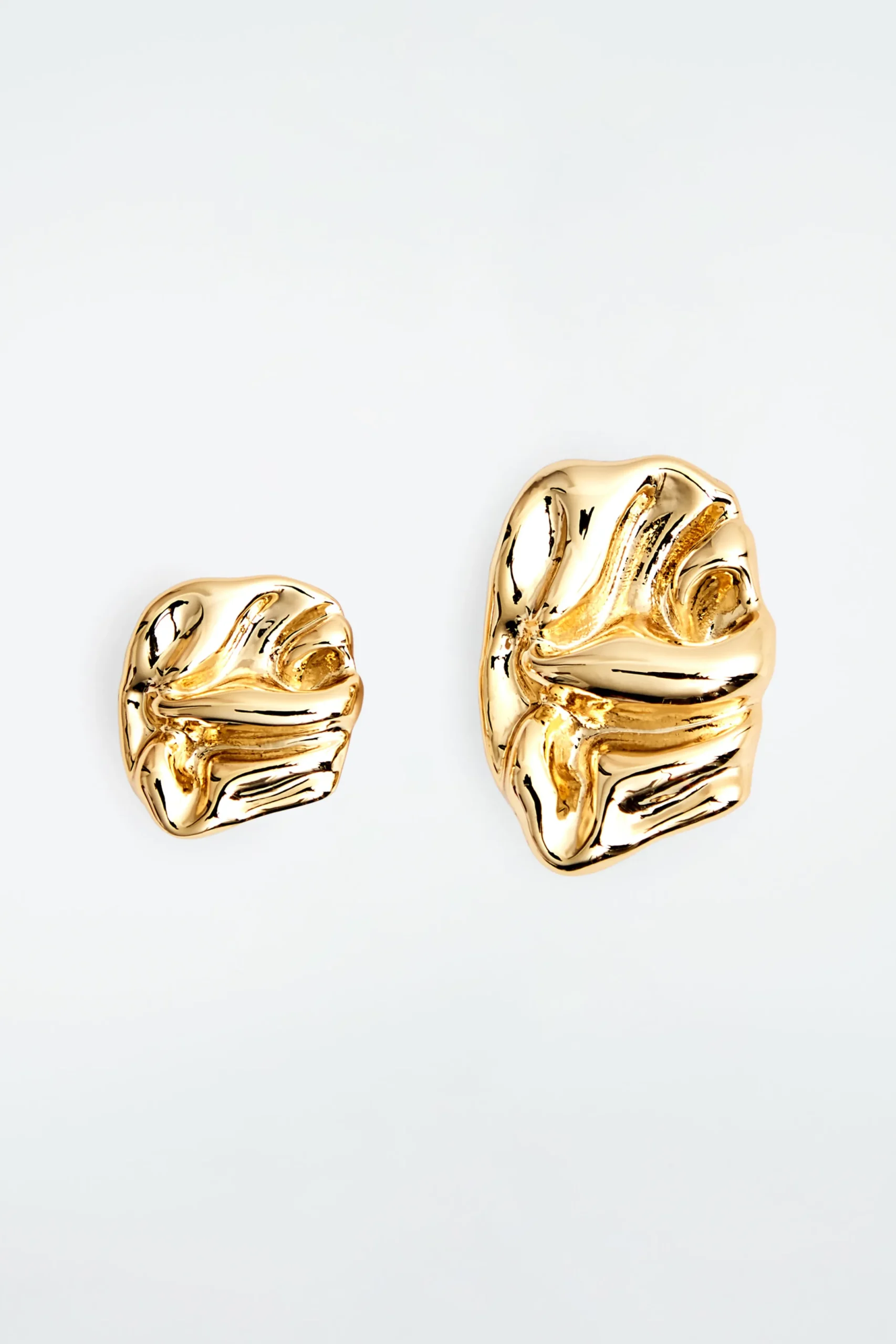 COS Smycken*SMALL SCRUNCHED MISMATCHED EARRINGS
